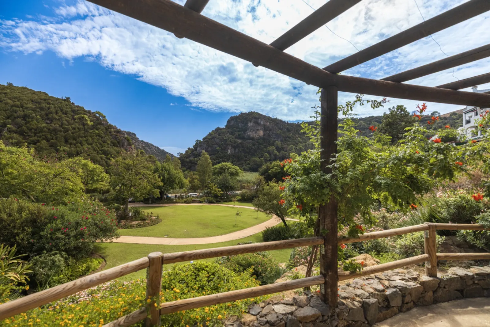 Sierra de las Nieves rising above Benahavís